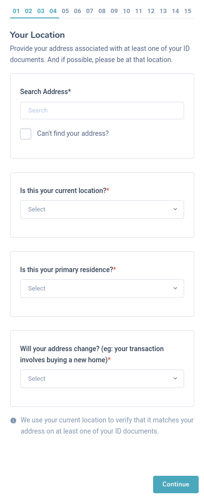KYC Mobile Proof of Address