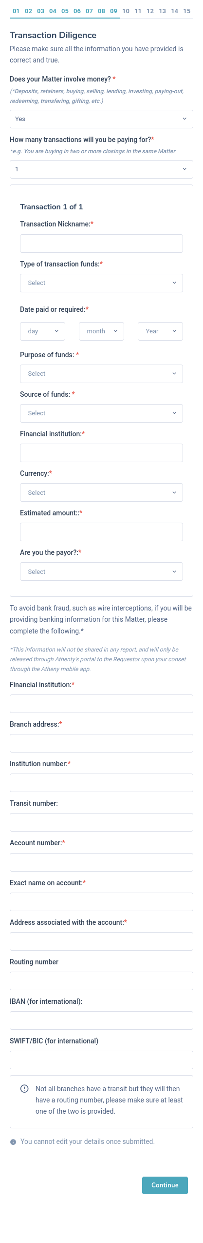 KYC Financial Diligence